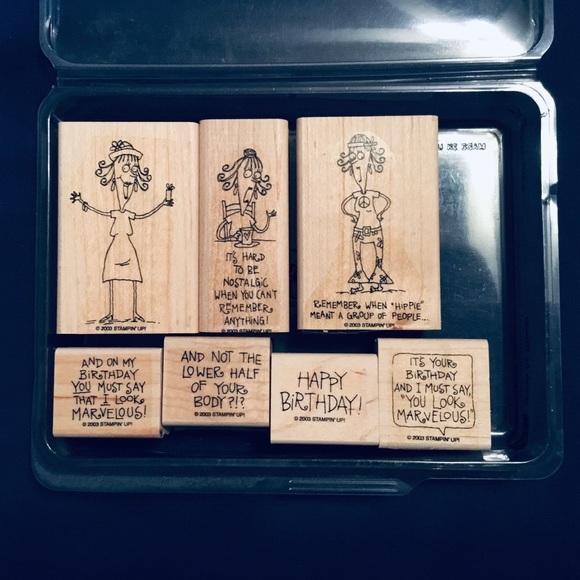7 rubber stamps by STAMPIN’ UP, Words by Wanda set - Picture 2 of 3